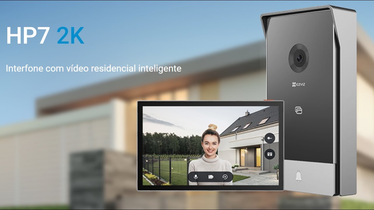 Vídeo Porteiro Ezviz HP7 Unboxing/Teste #ezviz #alexa #ezvizcamera