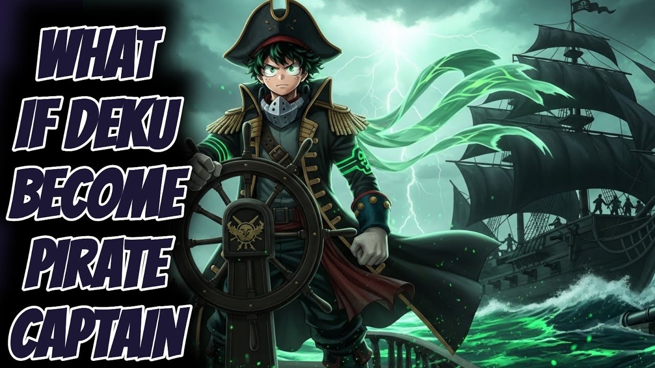 what if deku become pirate captain of black pearl