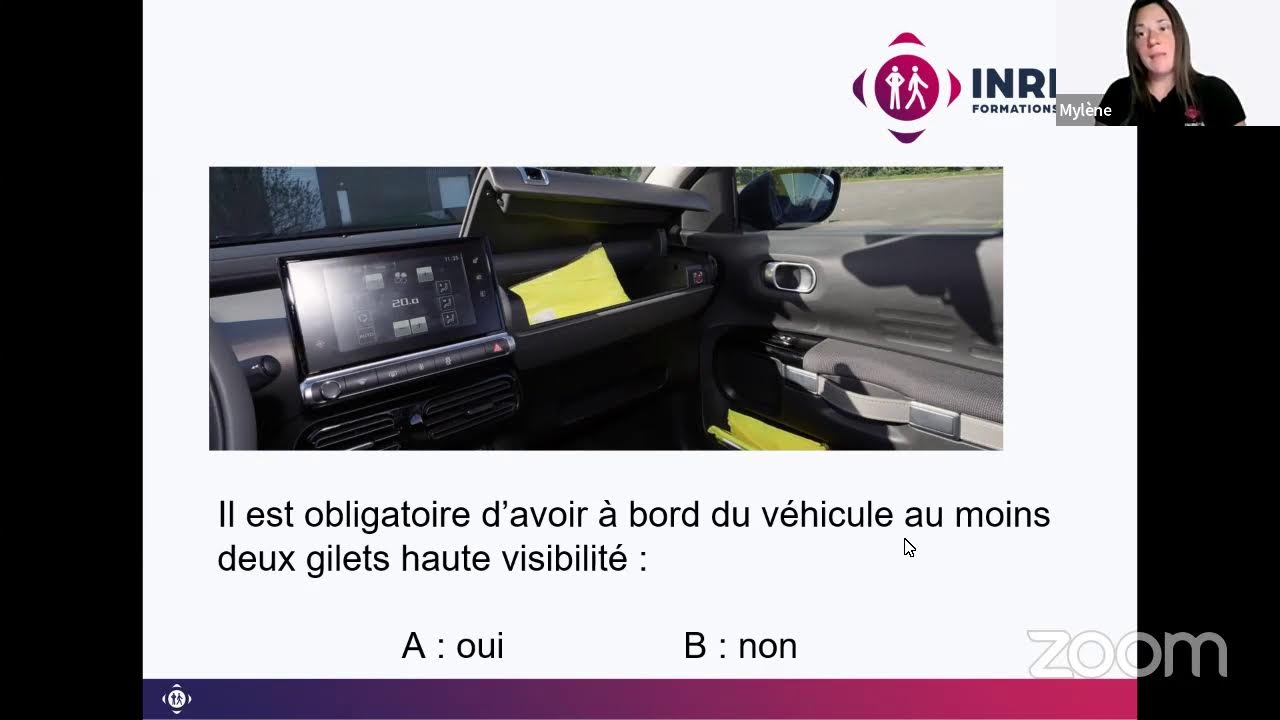COURS DE CODE DE LA ROUTE: QUESTION SUR L'E-CONSTAT EN CAS D'ACCIDENT