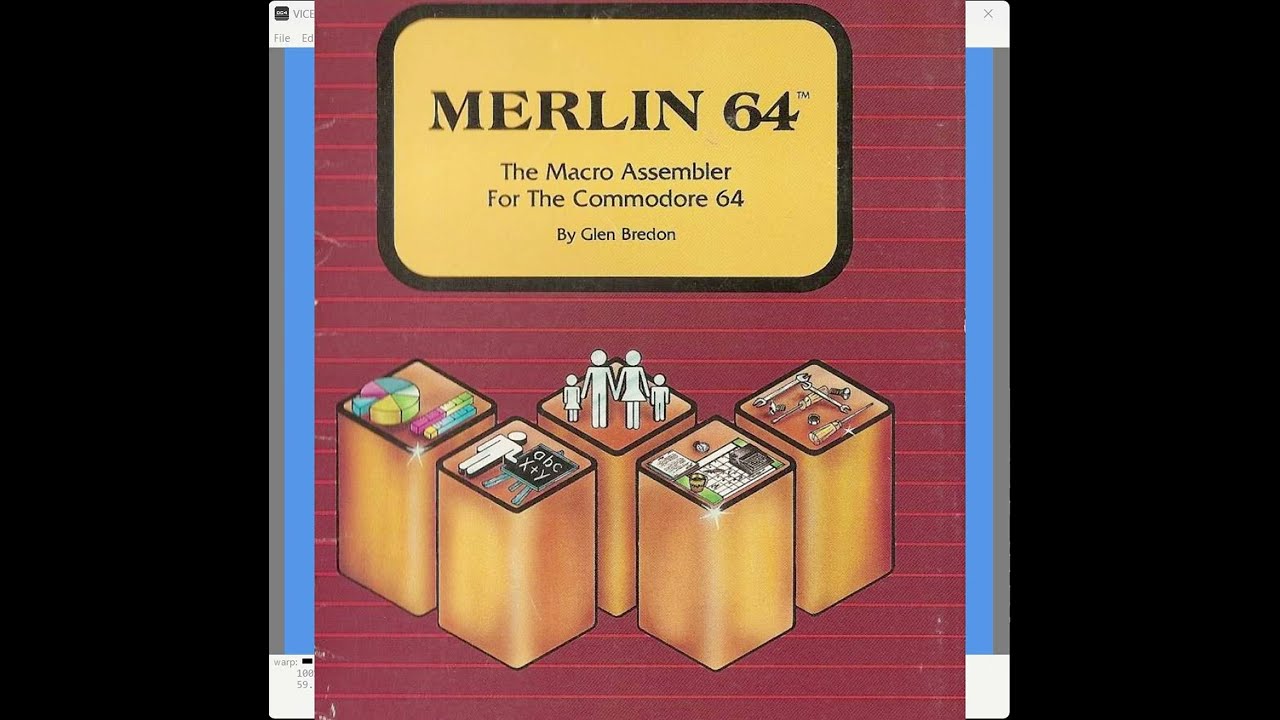 Merlin 64 (6502/6510 C64) Ассемблер Часть 1. Конвертируем Dancing Mouse с BASIC в ассемблер.