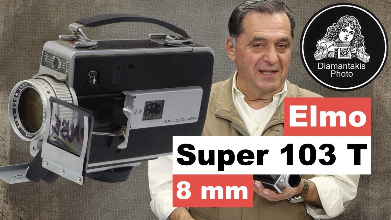 Elmo Super 103T со встроенной записью названия - камера Супер 8 (1970)