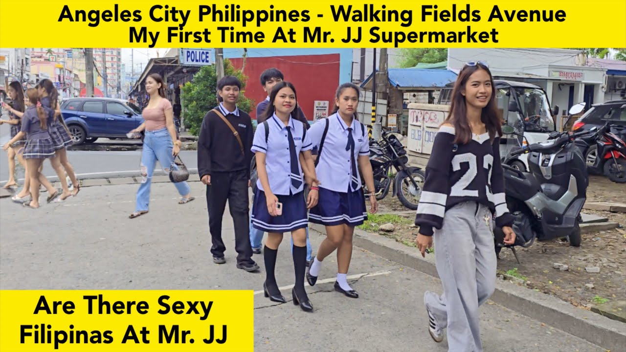 Angeles City Philippines - Walking Fields Avenue. - My First Time At Mr  JJ Supermarket