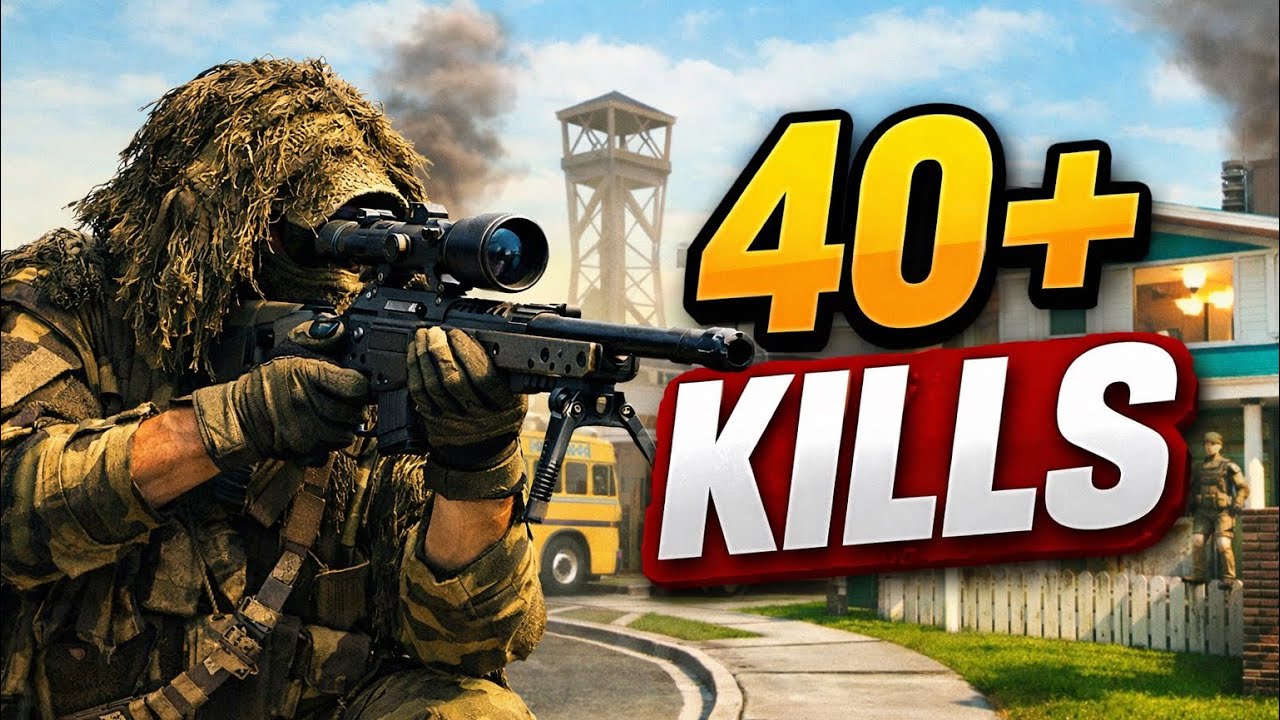INSANE 40+ Kill on Nuketown With a Sniper 🤯