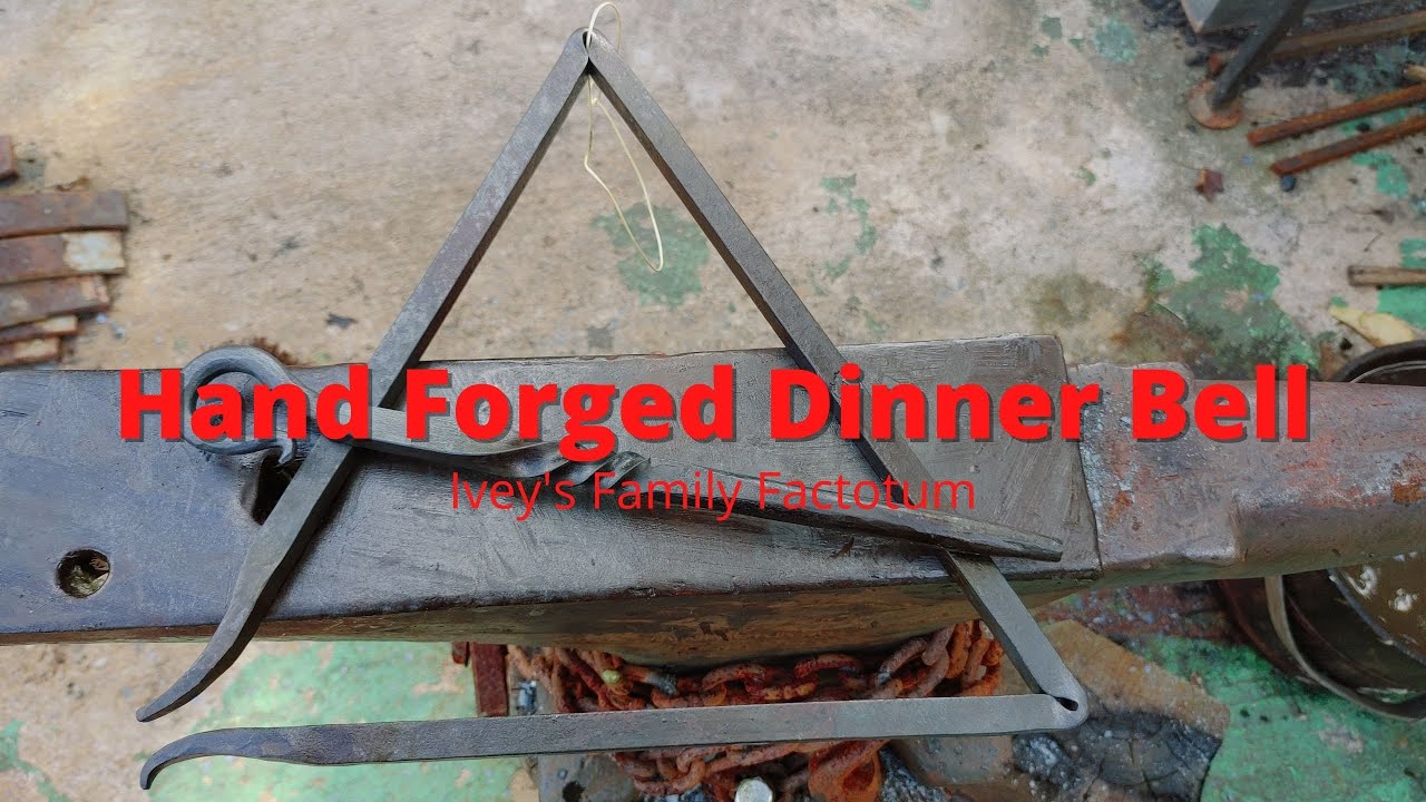 Hand Forged Dinner Bell || Beginner Blacksmith Project