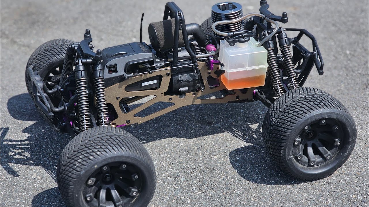 Hpi savage.....3 speed 4.6...on road test and tune.