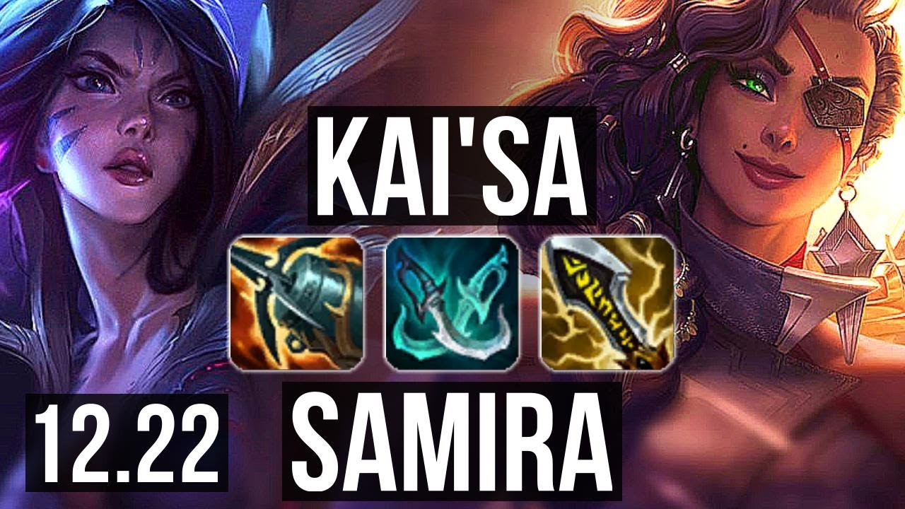 KAI'SA & Syndra vs SAMIRA & Janna (ADC) | 15/3/7, Godlike, 300+ games | EUW Master | 12.22