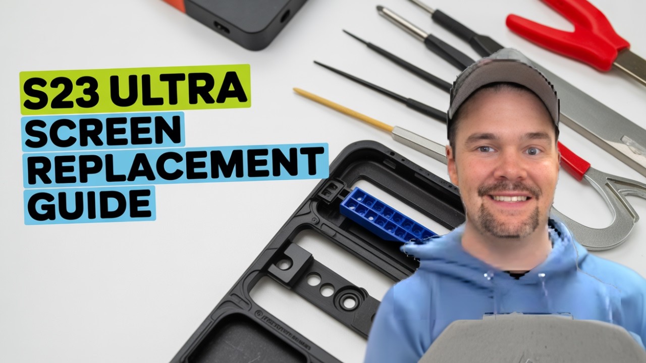 Samsung S23 Ultra Screen Replacement Guide NEW BATTERY REMOVAL
