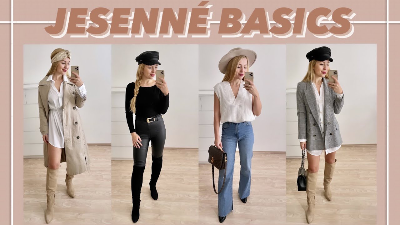JESENNÉ BASICS ~ KAPSULOVÝ ŠATNÍK | styling jesenných must-have kúskov | Dana Havana