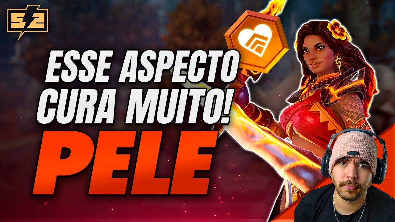 ESSE ASPECTO É MUITO QUEBRADO! CURA INFINITA NA PELE SOLO! SMITE 2 CONQUISTA