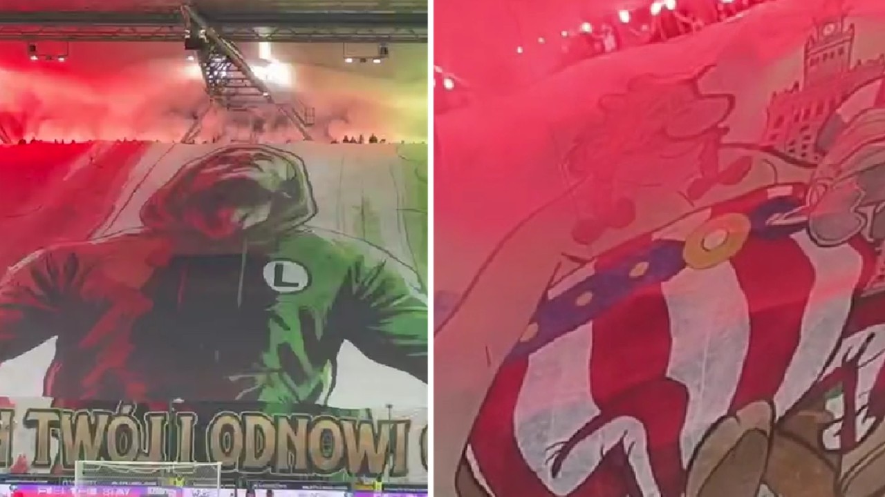 Oprawy kibiców na meczu Legia Warszawa - Cracovia | 08.03.2026