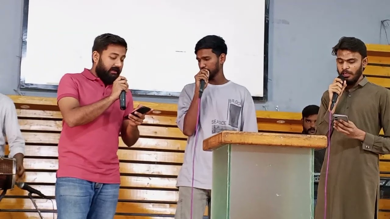 VCF Teachers sing a gospel song at campus crusade 