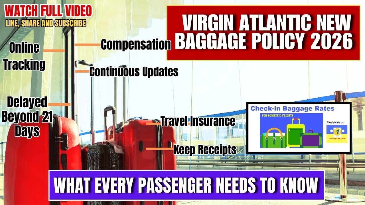 Новые правила провоза багажа Virgin Atlantic на 2026 год &ndash; что должен знать каждый пассажир.