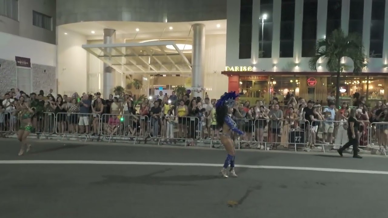 O desfile visto de dentro da avenida!