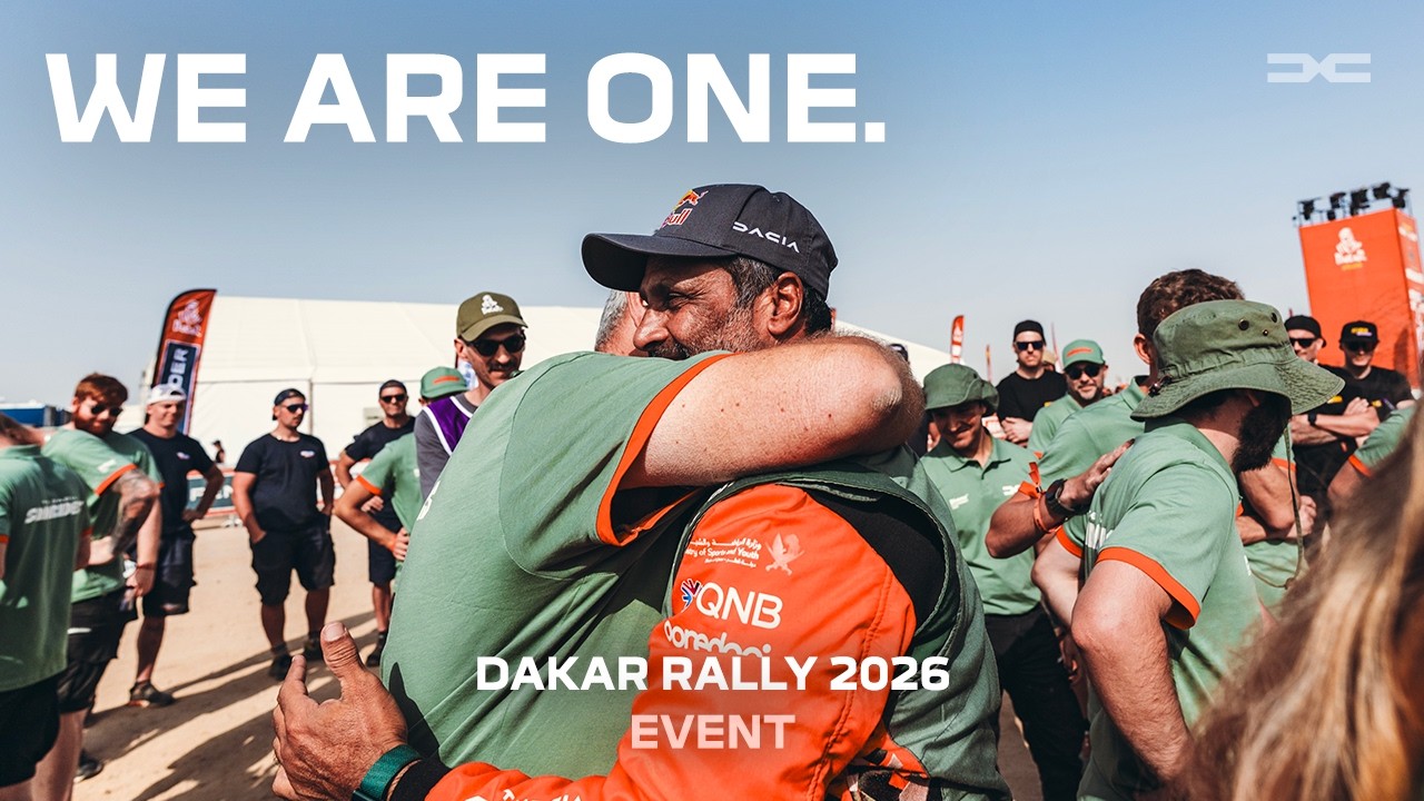 The Dacia Sandriders: Celebrating Victory​