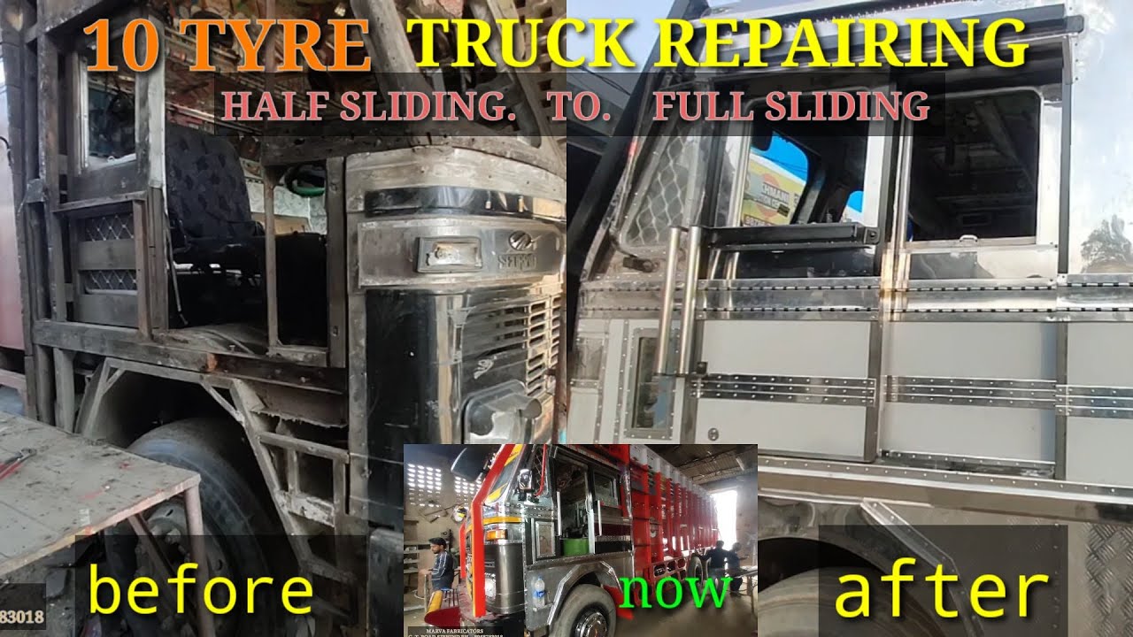 Tata Truck Cabin And Body Repair Work // Sirhind Truck Repairs // Truck Creators //