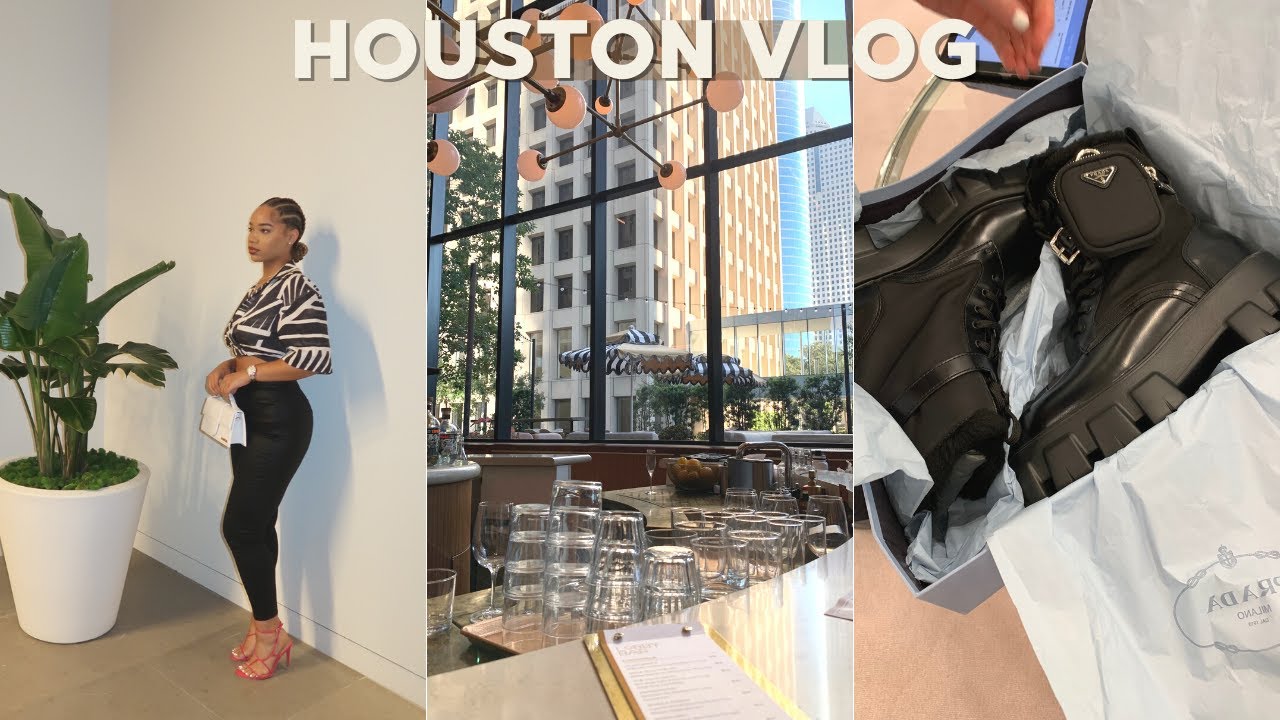 HOUSTON VLOG | Girls Night Out, Luxury Hotel, Shopping, etc.