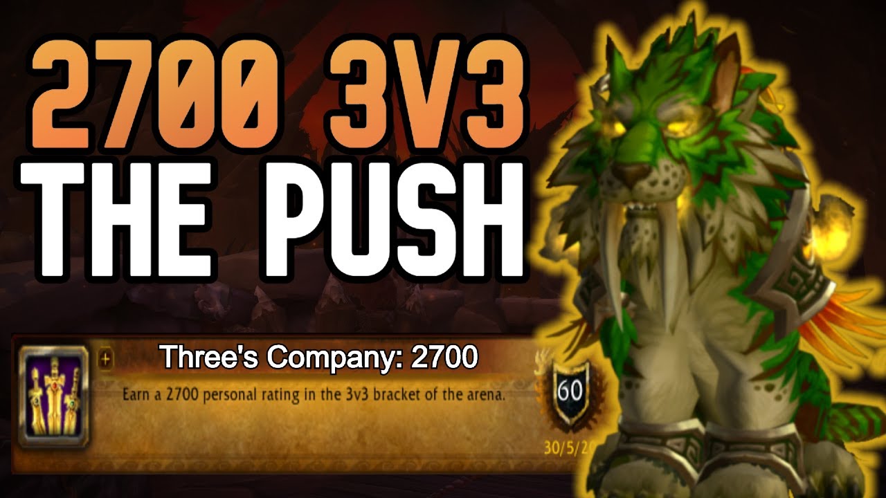 2700 3v3 Rating Push! - Feral Druid PvP 8.3 BFA