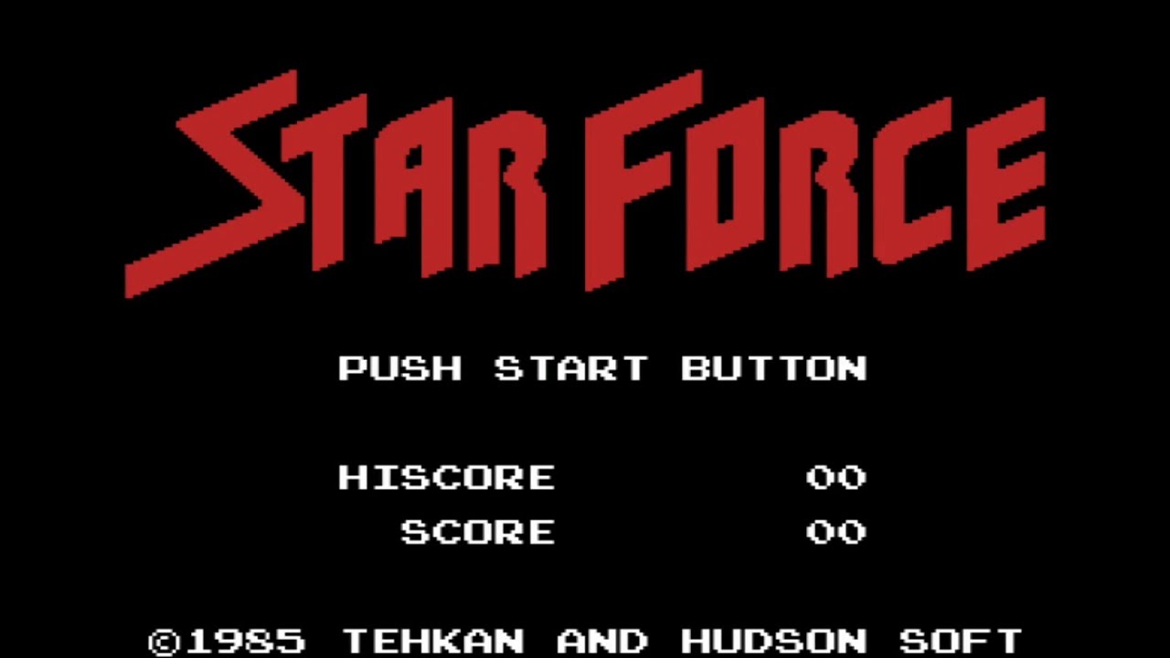 MSX版クレオパトラ撃破！ MSX 「スターフォース」(StarForce) ハドソン（HUDSON）