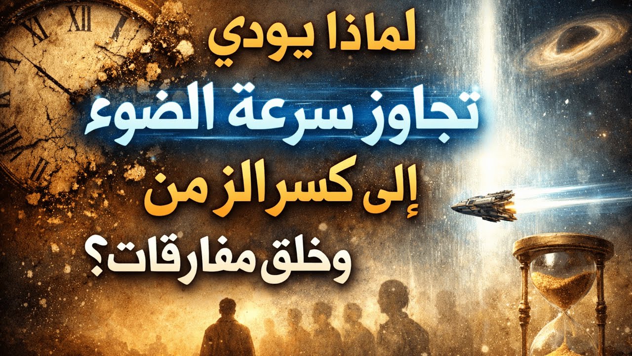 لماذا يؤدي تجاوز سرعة الضوء إلى كسر الزمن وخلق مفارقات؟