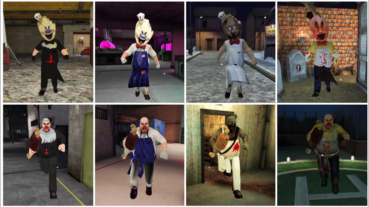 Rod vs Mr Meat In Different Enemies Outfit Jumpscares