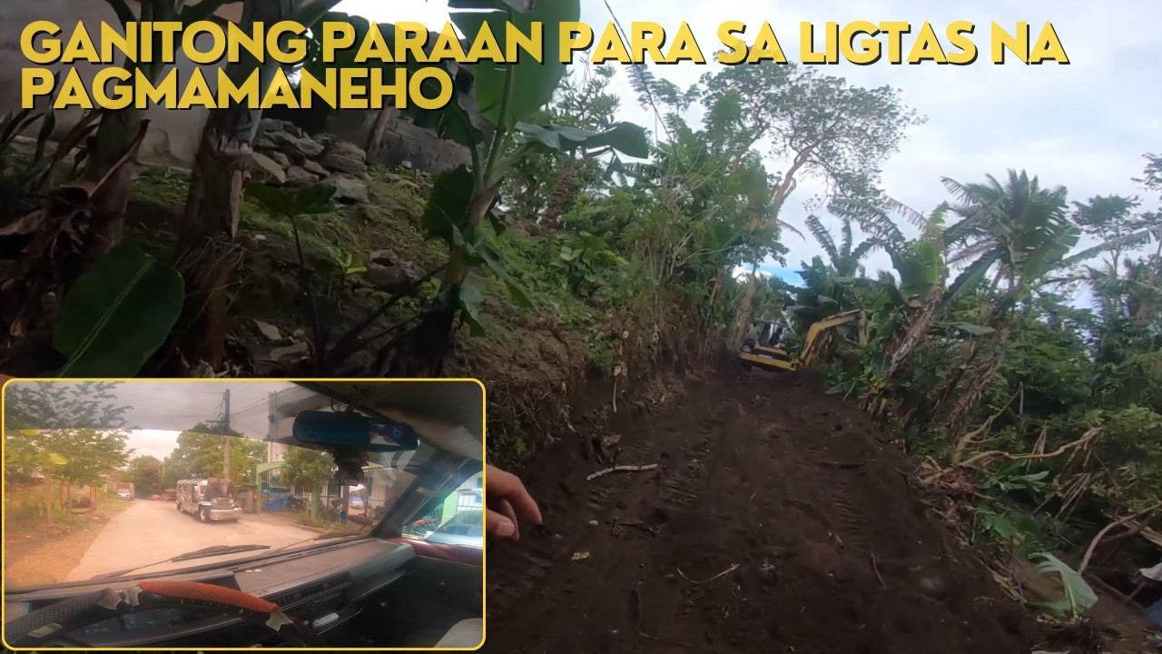 Napatigil ang pagpapagawa ng right of way