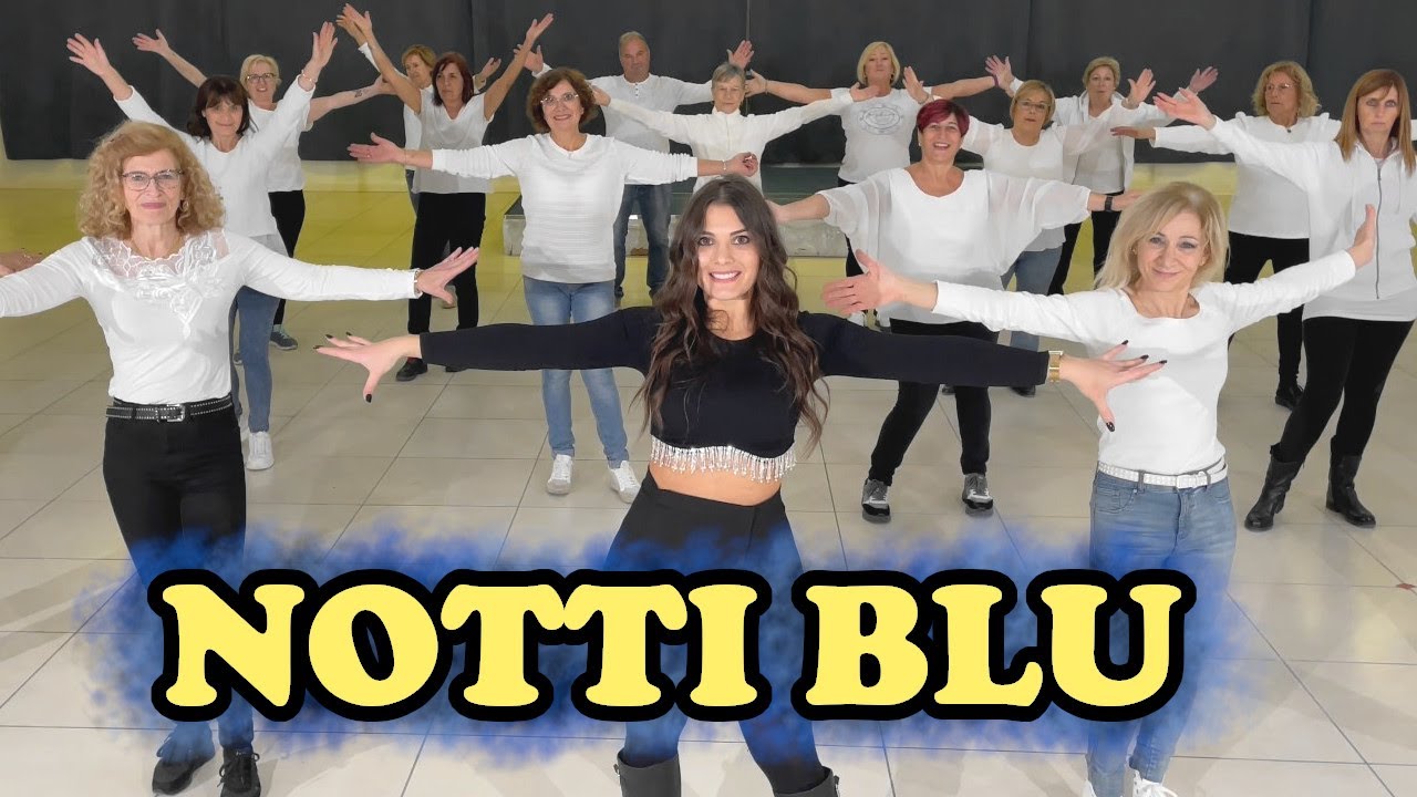Alessandra Amoroso - NOTTI BLU - Coreografia  - Balli gruppo - Riempi pista  Baile en linea - Dance
