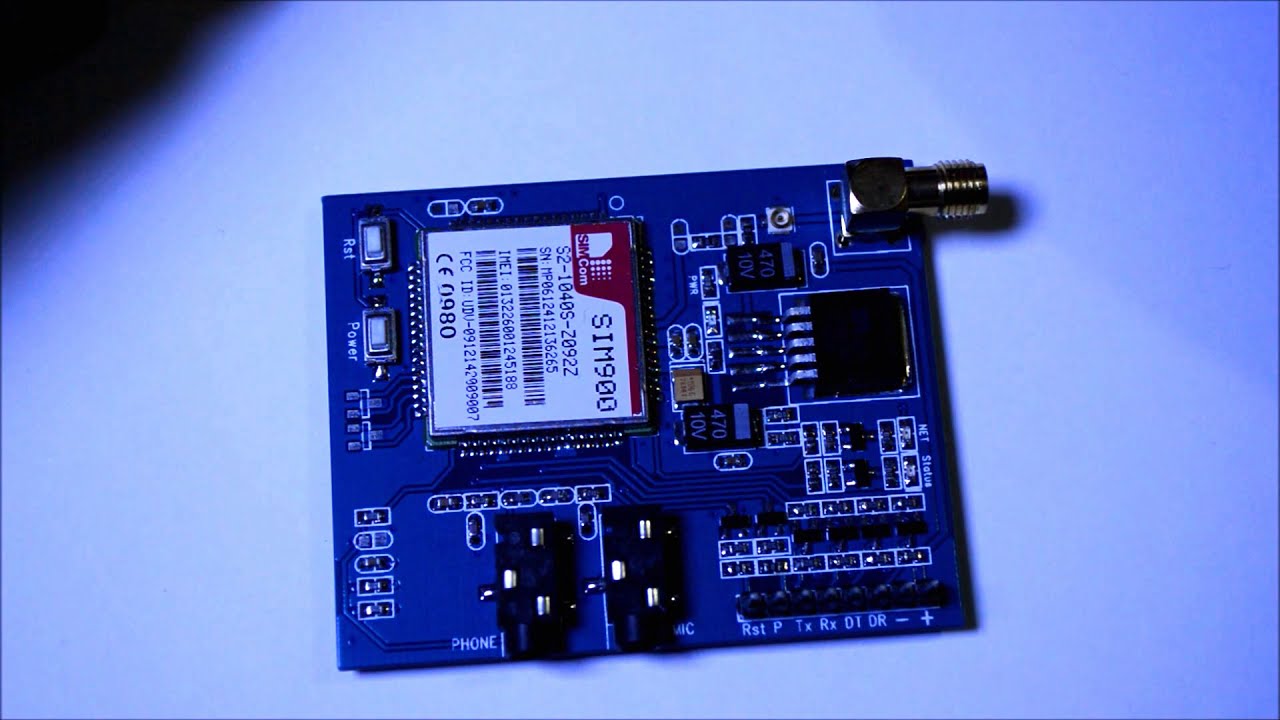 Como usar el SIM900 para llamar y mandar mensajes, prueba de funcionamiento.