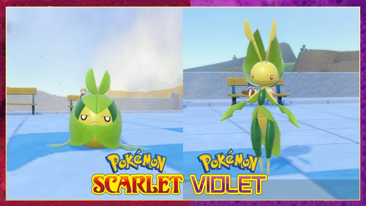 Pokemon Scarlet & Violet How To Evolve Swadloon Into Leavanny