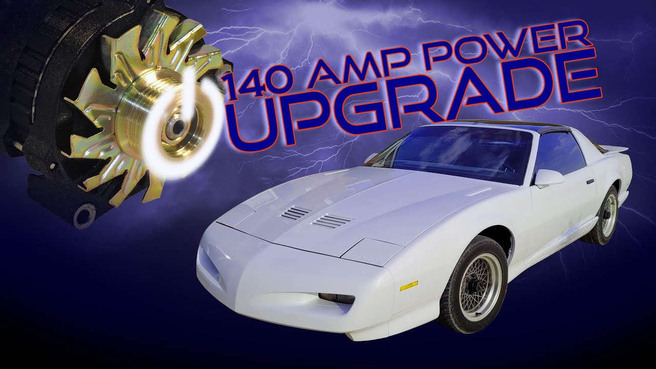 A quick alternator upgrade on a 1991 Trans Am.  Saving Sally  on the Powermaster Alternator, 57861.
