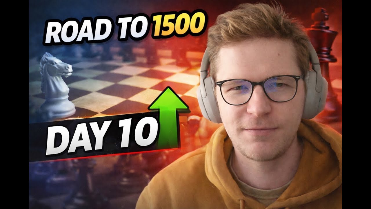 Day 10: Playing on chess.com until I reach a 1500 rating