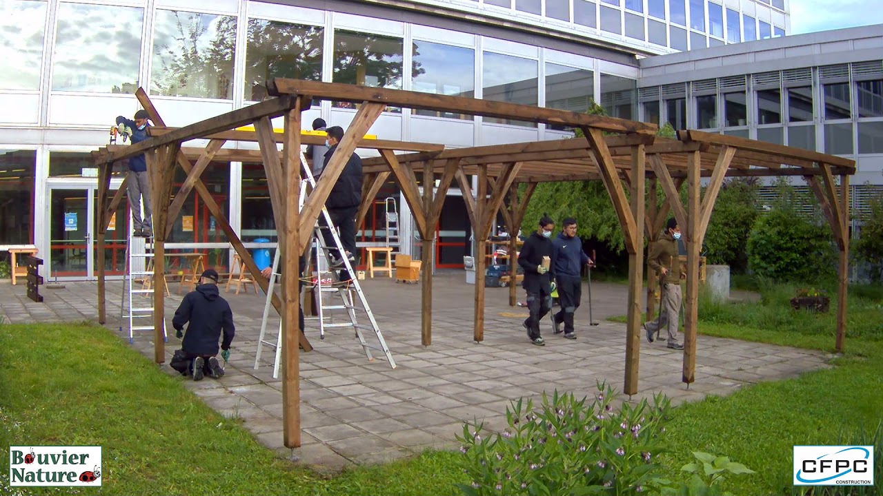 Montage Pergola EC Nicolas-Bouvier - Genève
