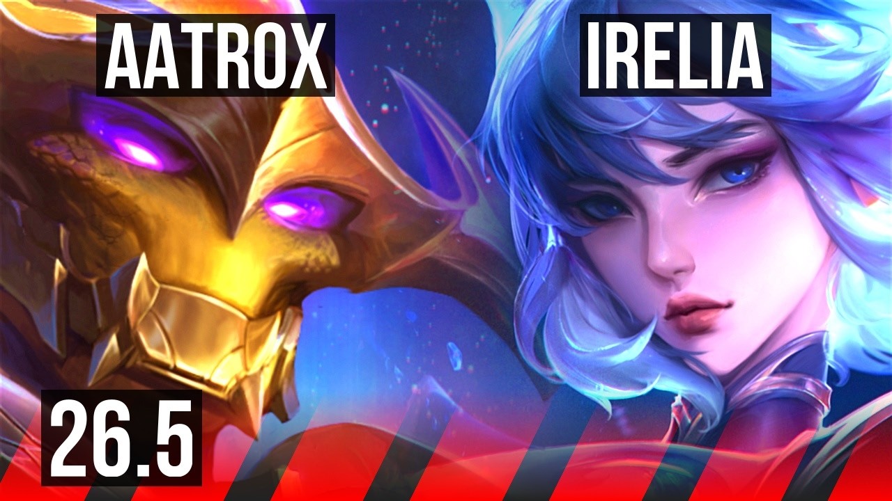 AATROX vs IRELIA (TOP) | Perfect KDA: 16/0/4, 42K damage | NA Grandmaster | 26.5