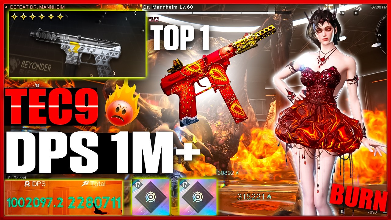 TEC9 BURN🔥НОВЫЙ КОРОЛЬ DPS 1 МИЛЛИОН DPS &mdash; ONCE HUMAN