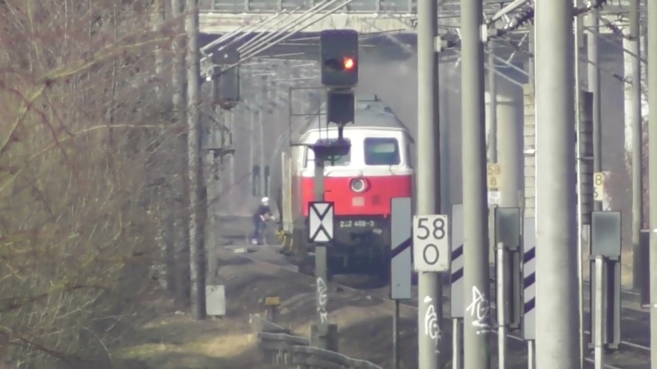 Ludmilla, BR203 in Doppeltraktion, RE1 und mehr bei Wust
