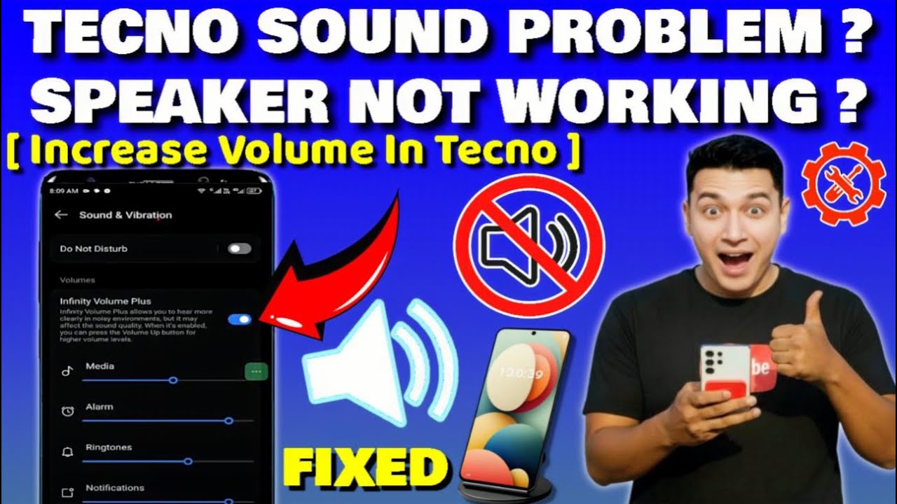 Проблема со звуком на Tecno || Нет звука на телефоне Tecno || Динамик не работает на всех телефон...