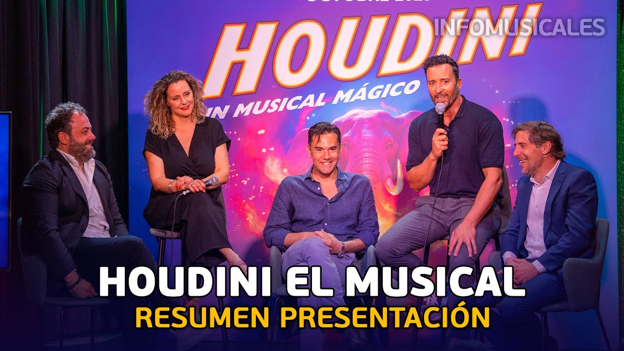 HOUDINI EL MUSICAL - Presentación del espectáculo (Sala Houdini | Madrid, 2025)