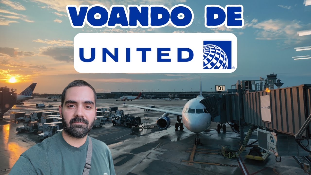 Como é Voar com a United Airlines? - Voos entre Brasil e EUA - Vale a Pena? 🇺🇸✈️