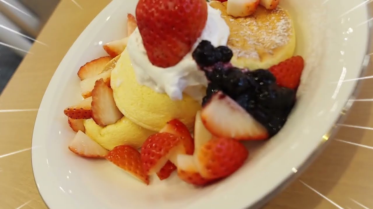 パンケーキを食べに行ったよ。＃カフェ＃パンケーキ#大阪 #泉佐野市 #cafe #pancake #cafeblow#きゃわにゃん 
