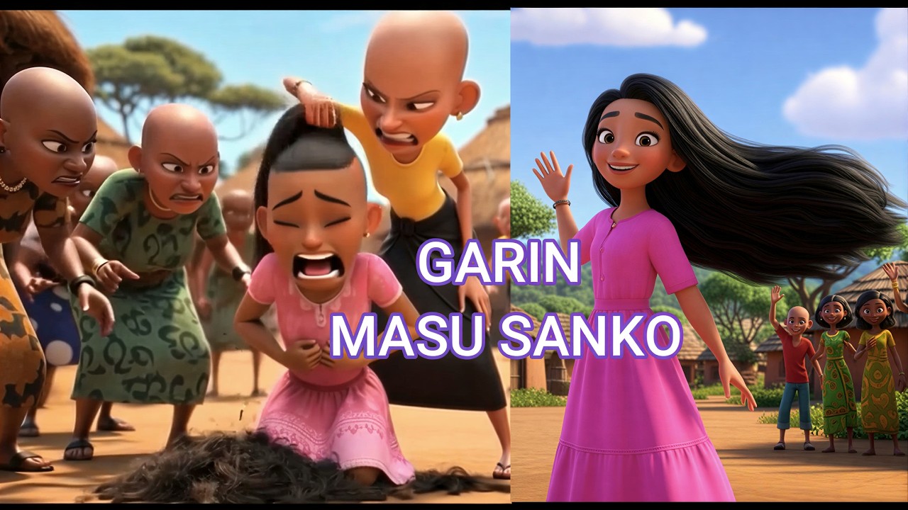 Budurwa mai gashi a Garin masu sanko | the only girl with hair in a bald Village