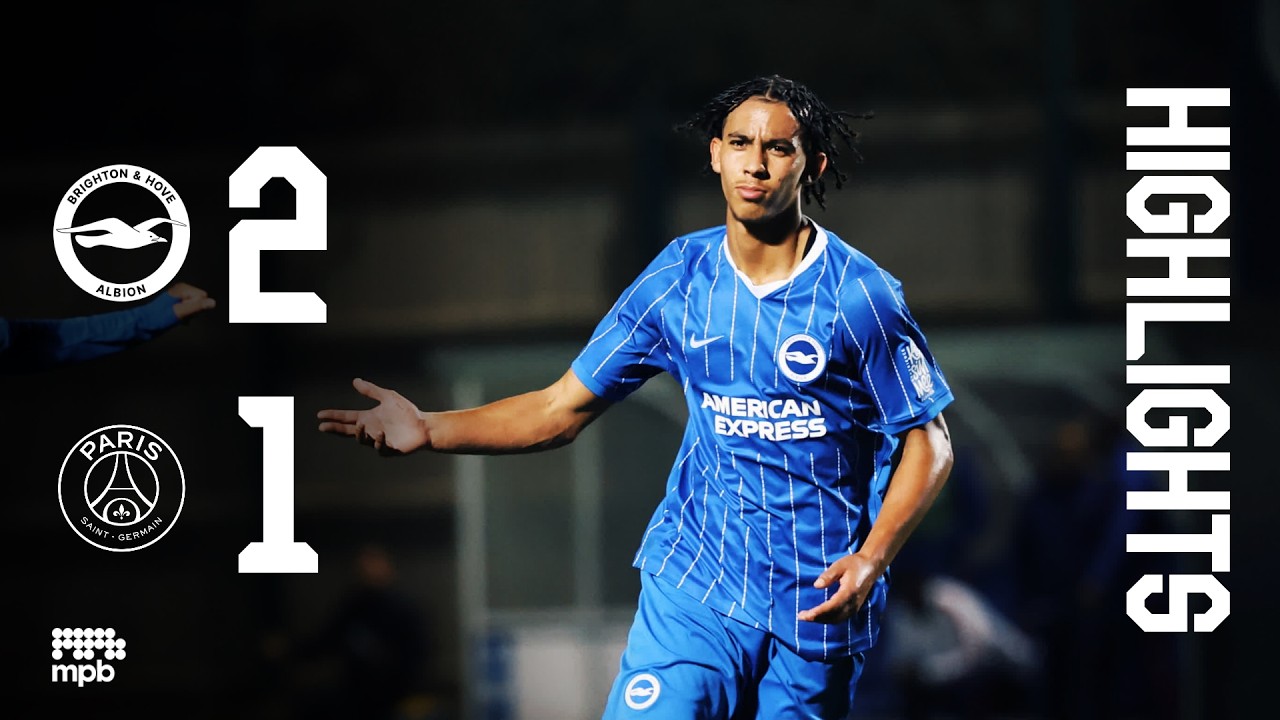 HIGHLIGHTS | Brighton v PSG | Premier League International Cup