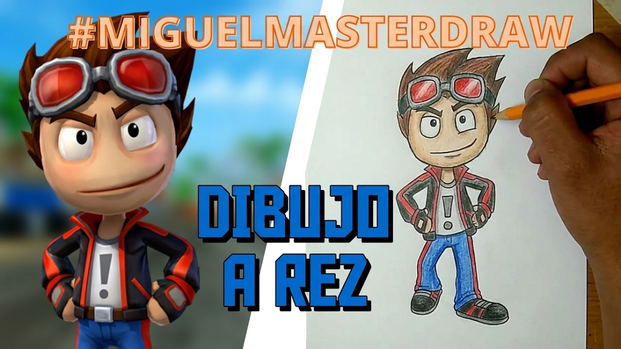 Dibujo a  ¨REZ¨. (BEACH BUGGY RACING)