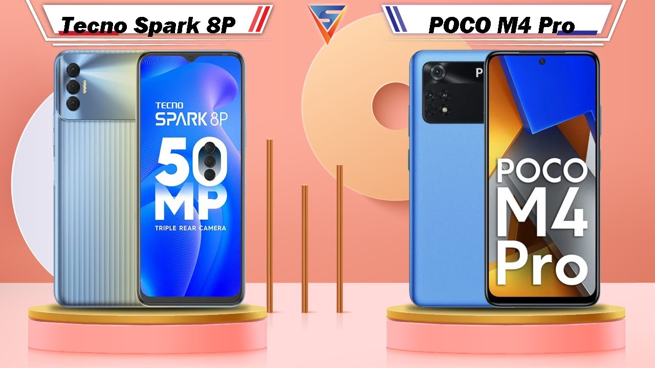 Tecno Spark 8P Vs POCO M4 Pro | POCO M4 Pro Vs Tecno Spark 8P