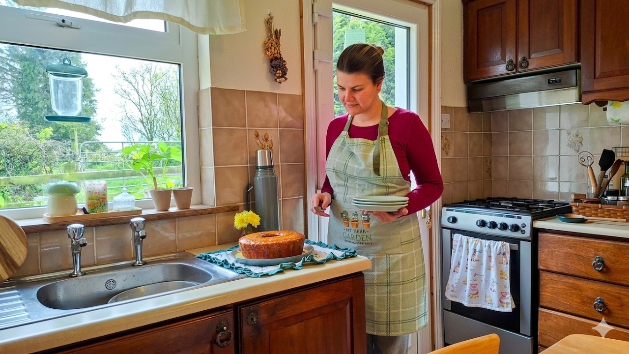 The Art of Simple Living: Baking Orange Cake & Starting a Mini Herb Garden in Ireland | Cottagecore