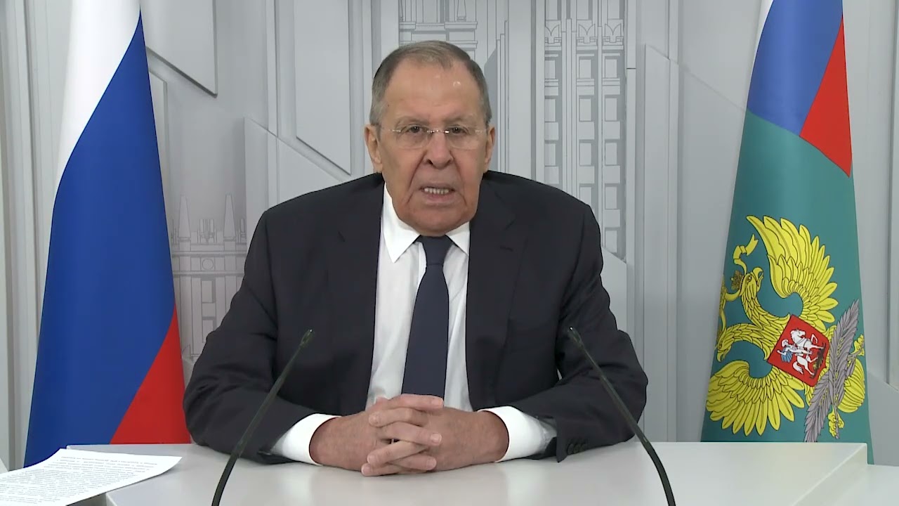 Видеообращение С.Лаврова к участникам Первой конференции Международной Ассоциации молодых дипломатов