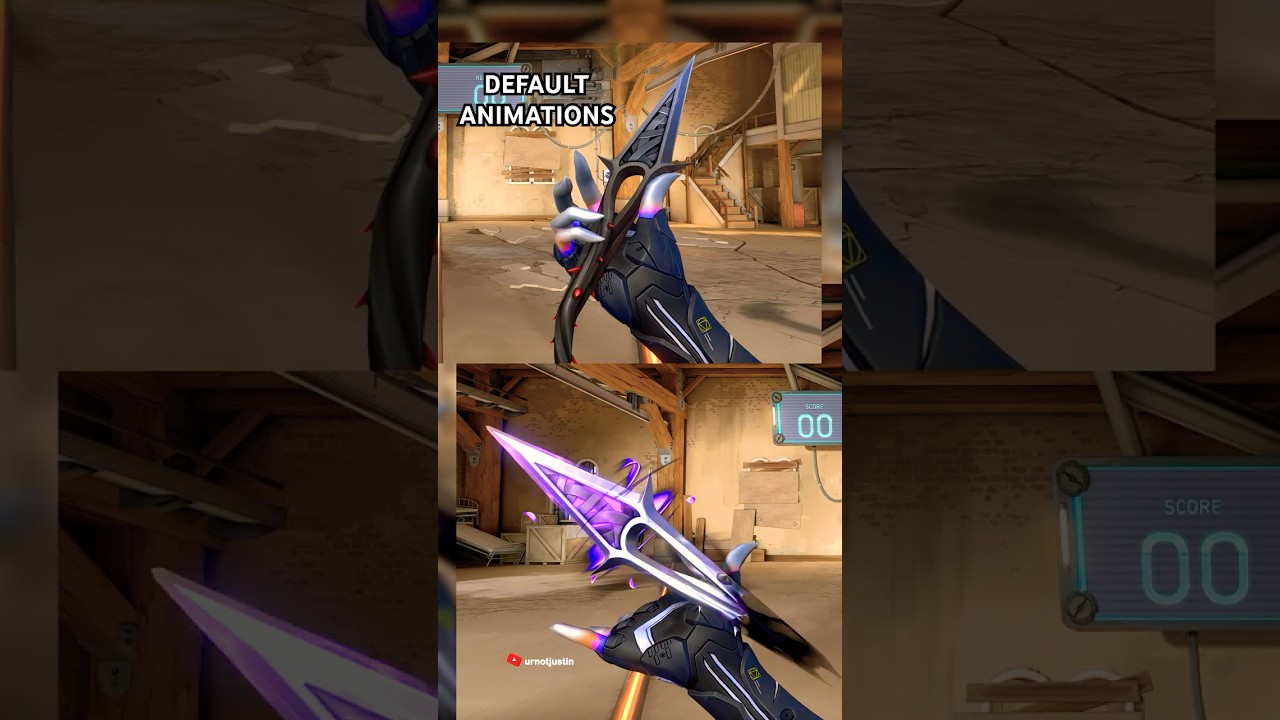 Unupgraded Blackthorn Melee #valorant #miks