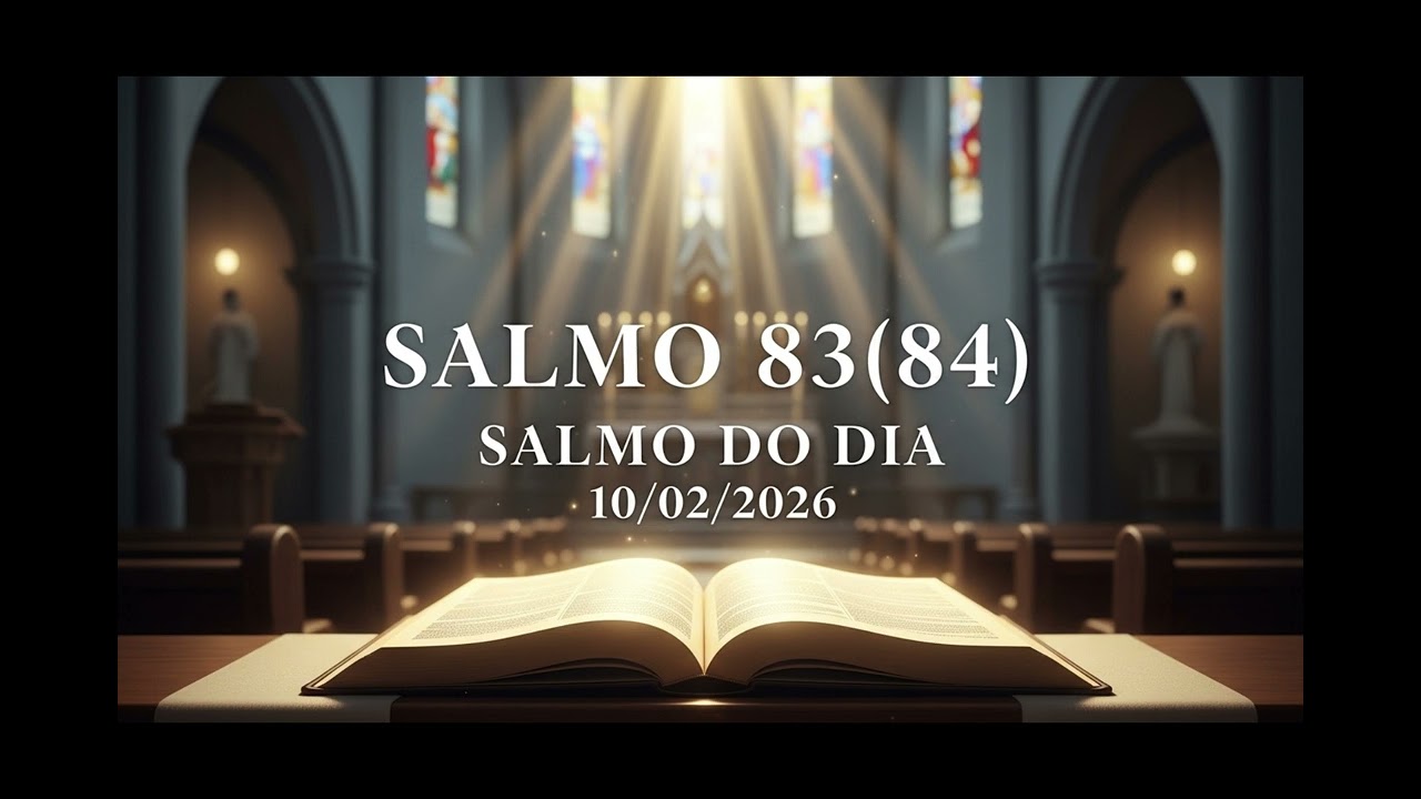 SALMO 83(84) - RESPONSORIO DO DIA 10/02/2026 | Canto Gregoriano!