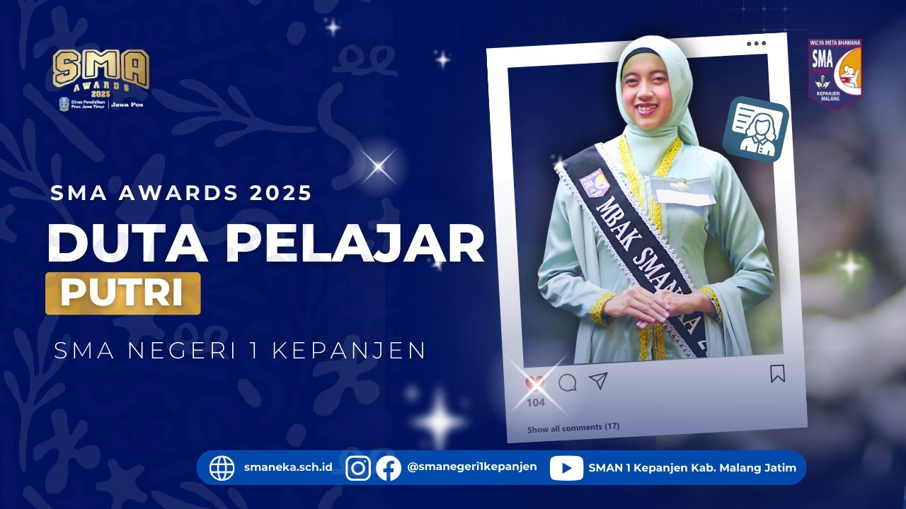 Jawa Pos SMA Awards 2025 - Duta Pelajar Putri - SMA Negeri 1 Kepanjen