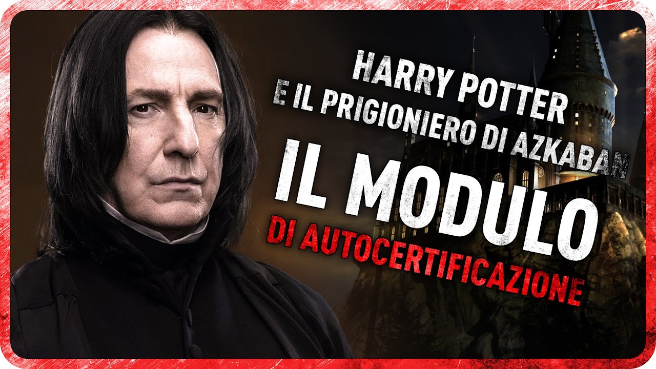 HARRY POTTER - IL MODULO DI AUTOCERTIFICAZIONE w/ GioPizzi