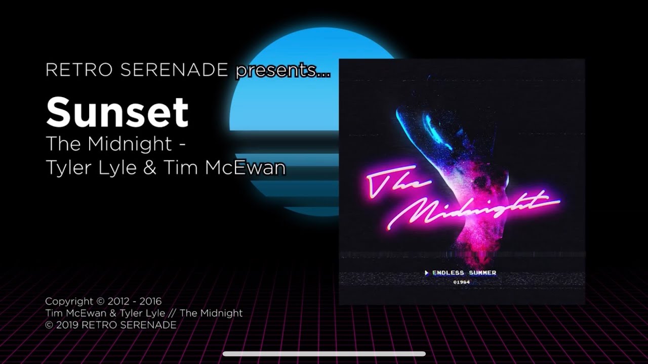 The Midnight - Sunset (Synthwave Karaoke) (Instrumental)