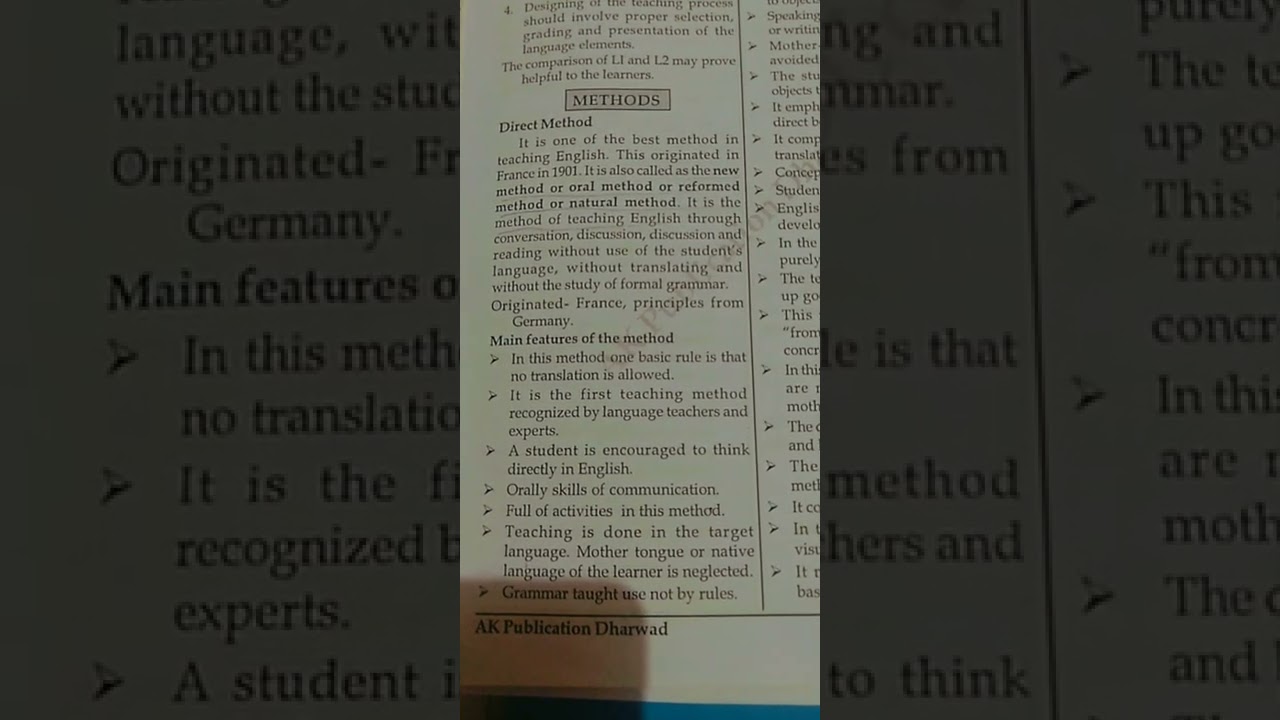 Gpstr English paper 2. Methods of teaching part 1